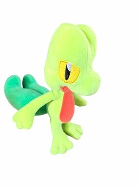 Treecko Plush Toy Green Soft Stuffed Animal Collectible Figure 8" Tall Kids Gift
